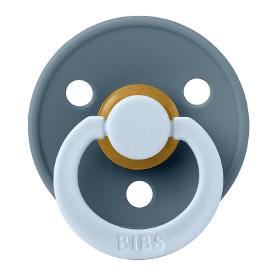 Пустышка латексная Studio Colour Fusion Petrol/Baby Blue от 0 мес Bibs 10028260 1